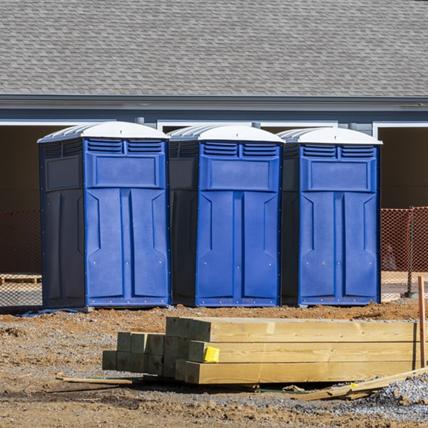 is there a specific order in which to place multiple porta potties in Bay City